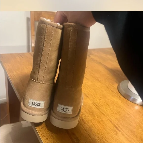 Ugg Cozy Tan Suede Boots - Picture 3 of 4